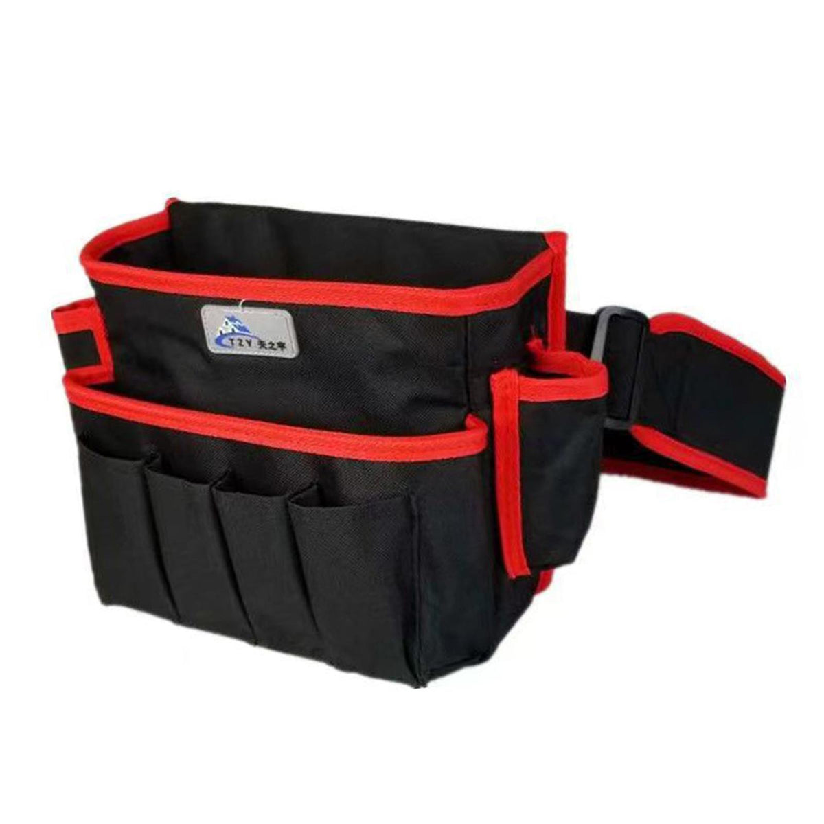 Maxbell Tool Belt Lightweight Versatile Tool Bag for Carpenters Plumber Electricians Red