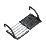 Maxbell Balcony Railing Clothes Drying Rack Adjustable for Window Bathroom