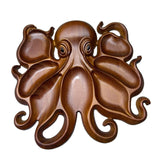 Maxbell Wooden Octopus Charcuterie Platter Appetizers Tray for Fries Cookies Candies 27cmx26cmx3.3cm