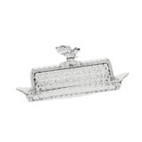 Maxbell Glass Butter Dish Multifunctional Butter Keeper for Household Restaurant Bar clear