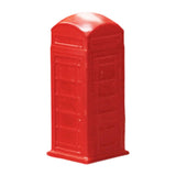 Maxbell 1/64 Miniature Scenes Realistic Painted Collectibles Layout Props Tiny Model Telephone Booth Red