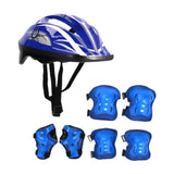 Maxbell Kids Bike Helmet Set Portable for Skateboarding Outdoor Sports Rollerblading Dark Blue