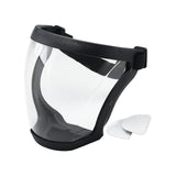 Maxbell Full Face Shield Grinding Face Shield for Cutting Construction Weeds Whacking Black and Clear