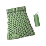 Maxbell Camping Sleeping Pad with Pillow Inflatable Sleeping Mat for Camping Outdoor Green