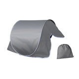 Maxbell Instant Canopy Automatic Shade Tent Park Camping Mini Beach Head Sun Shelter Gray