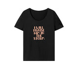 Maxbell Maxbell T Shirt for Women Summer Costume Short Sleeve Top for Office Walking Holiday XL Black