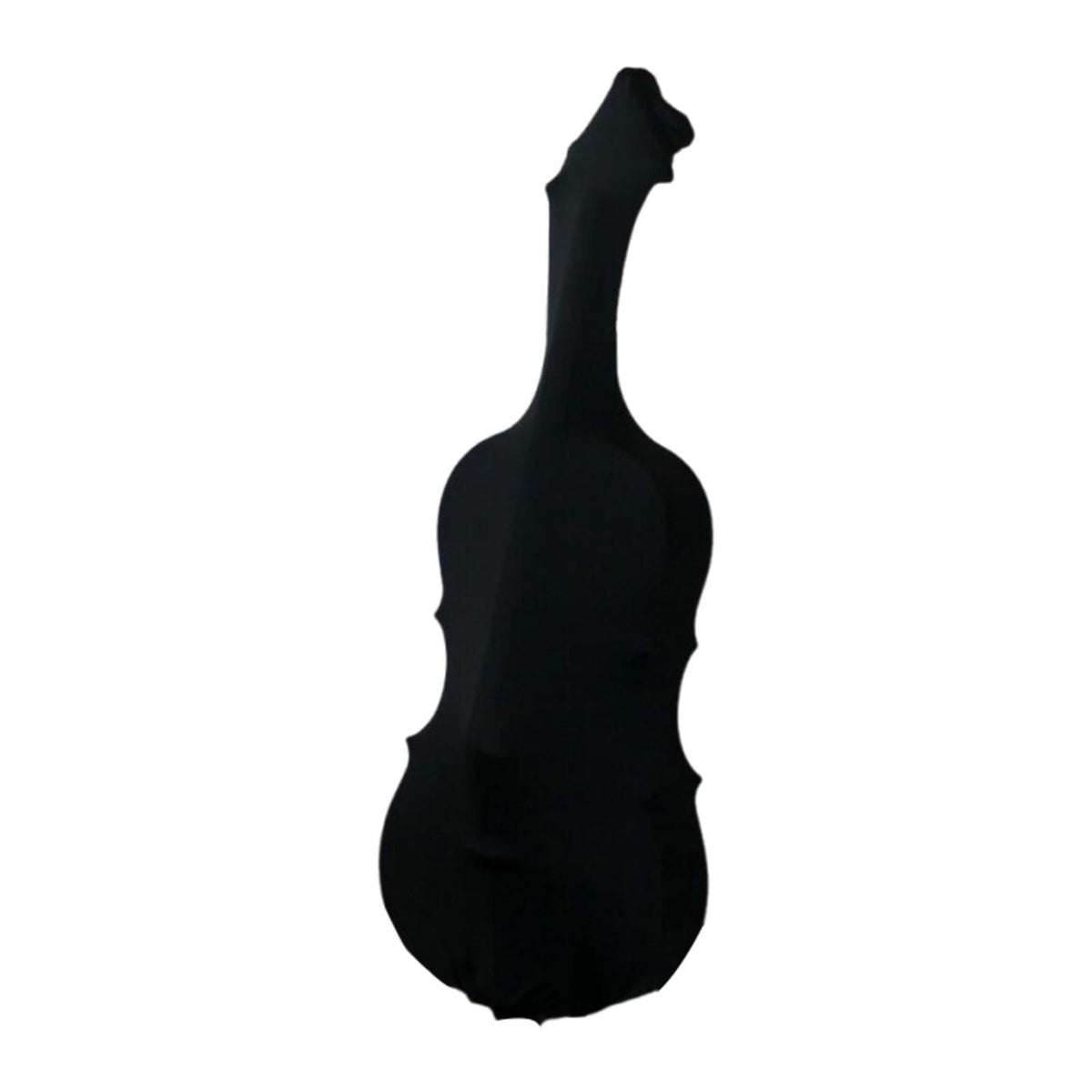 Maxbell Silk Cello Cover Soft Stylish with Drawstring Closure Sleeve Dust Protection Black