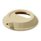 Maxbell Silicone Lid for Camping Bowl Lightweight Reusable Tableware Utensil Pot Lid Beige