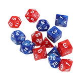 Maxbell 14 Pieces Polyhedral Dices D4-d20 for Board Game Role Playing Game Card Game Style A