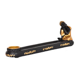 Maxbell Incense Holder for Cones Sticks Buddha Statue Spring Festival Incense Burner