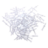 Maxbell Maxbell 100 Pcs/Pack Professional 50mm 1.97" Plastic Castle Golf Tees White