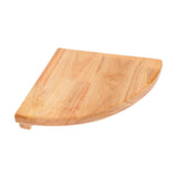 Maxbell Wall Mount Wood Float Corner Wall Shelf Display Corner Wall Shelf for Plants 24cm