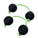 Maxbell Rhythmic Balls Hand Shaker Balls Hand Shaker Sand Balls for Concert KTV Home Black