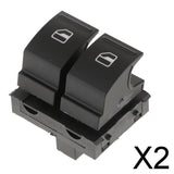 Maxbell 2xElectric Power Window Switch For VW Golf MK5 Caddy 2K Jetta EOS Passat B6