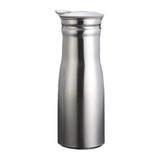 Maxbell Stainless Steel Water Pitcher Wide Mount Water Bottle for Home Gray Lid
