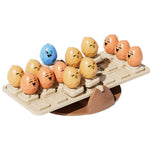 Maxbell Kids Egg Balance Math Toys Balancing Egg Seesaw for Boy Girl 3 4 5 Year Olds