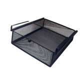 Maxbell Hanging Pullout Drawer Basket Slide in Basket Organizer for Home Pantry Dorm black Widen