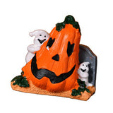 Maxbell Halloween Pumpkin Figurine Miniature Sculpture for Desk Entrance Living Room Style A