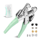 Maxbell Grommet Eyelet Pliers Tool Set Eyelet Hole Punch Plier for Crafts Bags Shoes