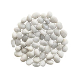 Maxbell Pebbles Multifunctional Polished River Stones for Outdoor Indoor Landscaping White 3 to 5 cm