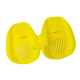 Maxbell 2 Pieces Swimming Hand Paddles Webbed Finger Flippers for Beginners Children M Yellow