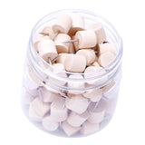 Maxbell 80Pcs Cylinder Wooden Thumb Tacks Rivets For DIY Cork Boards Map Photos Home Office Craft Projects - Aladdin Shoppers