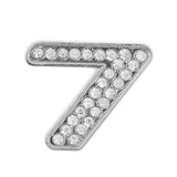 Maxbell Rhinestone Diamante DIY Number 7 Alphabet 3D Car Badge Sticker Decal Emblem - Aladdin Shoppers
