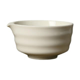 Maxbell Ceramic Matcha Tea Bowl 450ml Matcha Mixing Bowl for Family Friends Beginner White