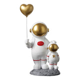 Maxbell Maxbell Astronaut Figurines Spaceman Statue Collectible Kids Gift Desktop Decoration 15x26CM