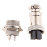 Maxbell Pair GX16 5Pins Waterproof Male Female Panel Metal Aviation Wire Connector - Aladdin Shoppers