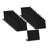 Maxbell 20 Pieces Acrylic Mini Chalkboard Signs Tabletop for Parties Buffet Birthday Black