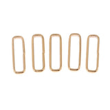 Maxbell 5 Piece Stainless Steel Rings Nylon Strap Watchband Buckle Gold 18mm - Aladdin Shoppers