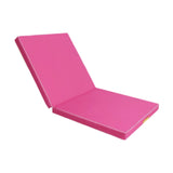 Maxbell Folding Gymnastics Mat Portable Compact Exercise for Workouts Outdoor Indoor Pink