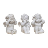 Angel Statue Collection Gift Angel Figurine for Bedroom Home Decor Bookshelf Style G