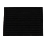Maxbell Rings Display Tray Ear Studs Organizer for Rings Studs Earrings Counter Home Black