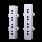 Maxbell 2 Pickup Covers 28.5MM Space plastic 4-string for Electric P Bass+2 Pickup Cover