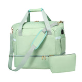 Maxbell Sports Gym Bag Luggage Handbag Travel Duffle Bag for Travel Camping Exercise Green