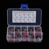 Maxbell 2x50PCS 0.5A-6.3AMP 250V 392 Style Square Plastic Fuses for LCD TV Power Board