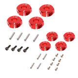 Maxbell 8 Pieces Wheel Hex Drive Hub Adapter Upgrade Parts for 1/10 RC Car 7mm 5mm