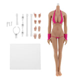 1/6 Scale Seamless Big Busts Female Body Hip Vest Dress for Phicen Kumik Toy