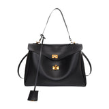 Maxbell Women Shoulder Bag with Adjustable Shoulder Strap for Party Commuting Street Black