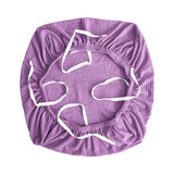 Maxbell Elastic Office Chair Cover Swivel Chair Cover Desk Computer Chair Seat Cover Light Violet