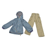 Maxbell 1/6 Figure Coat Pant Set Figure Costume for 12 inch Action Figures Accessory Green pant