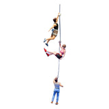 Maxbell 3Pcs 1/87 Miniature Figures Rock Climbing Collectibles Micro Landscape Decor