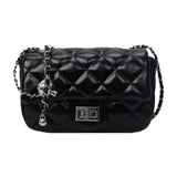 Maxbell Womens Shoulder Bag Satchel Trendy Chain Bag for Dating Valentine's Day Gift Black