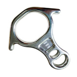 Maxbell 40kN 8 Shape Descender Rappelling Gear for Training Accessory Aluminum Alloy Silvery
