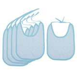 Maxbell 15 Pcs Adult Disability Bib Mealtime Cloth Protector Apron Waterproof