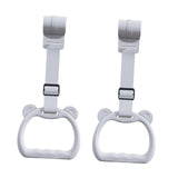 Maxbell Kids Playpen Pull up Rings Improve Balance Lightweight Walking Training Tool Gray