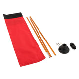 Maxbell Kayak Safe Flag Mount Kit Sturdy High Visibility for Dinghies Aluminum Alloy Red Flag