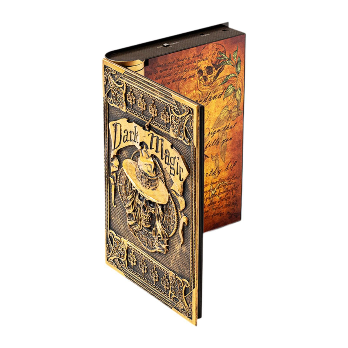 Maxbell Halloween Decoration Spell Book with Sound Lights Gift Table Decorative Book